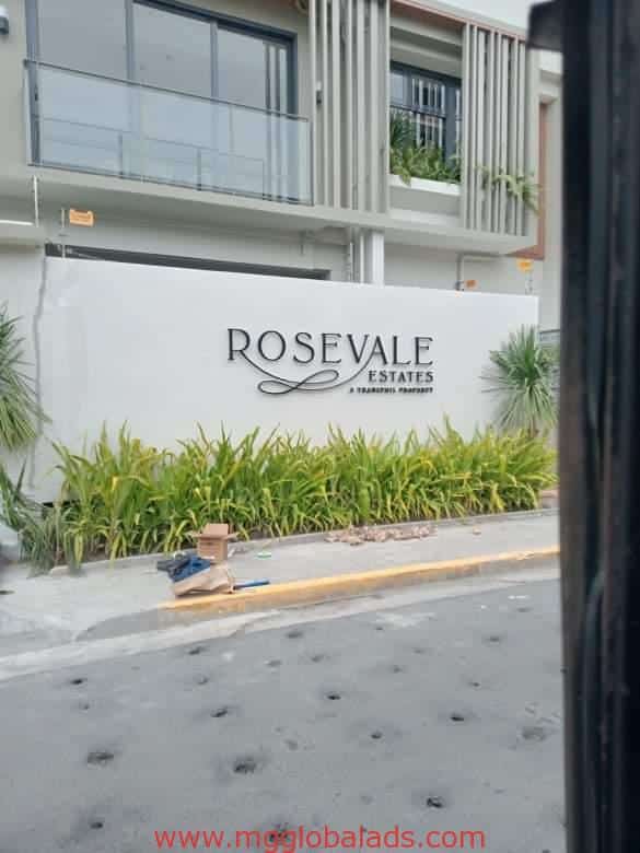 Metal signage | sign maker| Rosevale