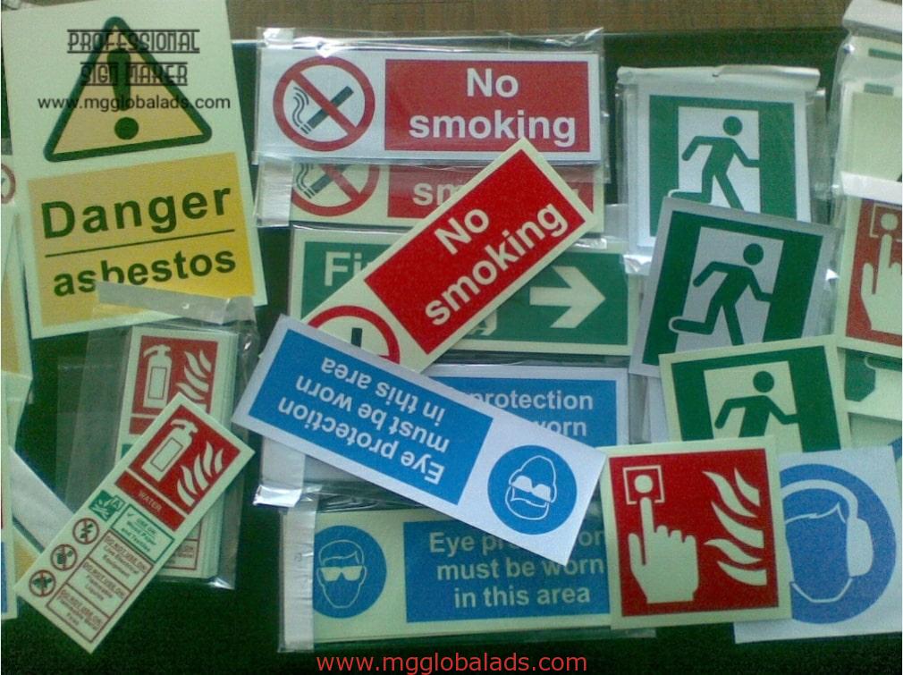 photoluminescent sign | safety sign | signmaker