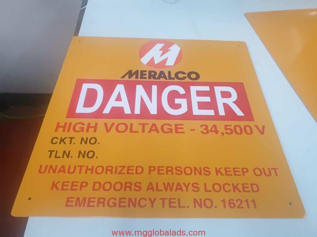 safety sign |photoluminescent | meralco