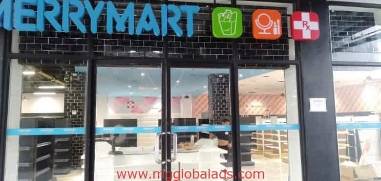 acrylic sign | signage maker philippines | Merry Mart