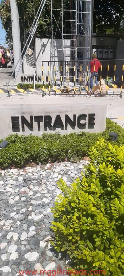 entrance signage | sign maker philippines | greystone