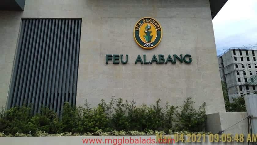 FEU | school signage | sign maker