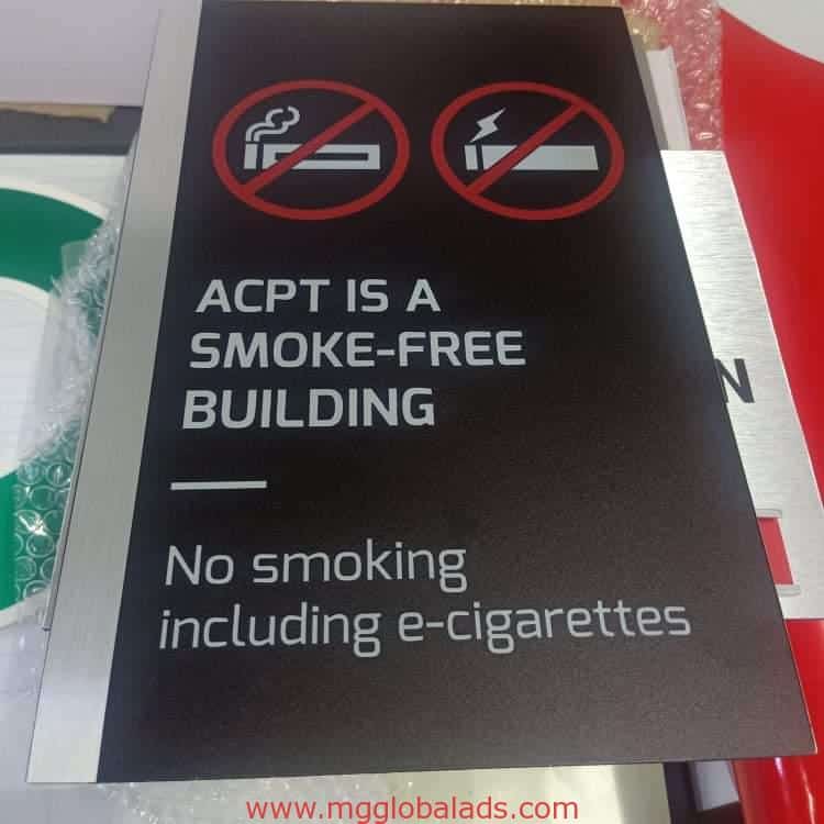 no smoking | signage maker philippines| Arthaland