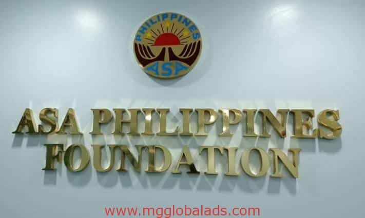 brass sign | sign maker | ASA Foundation