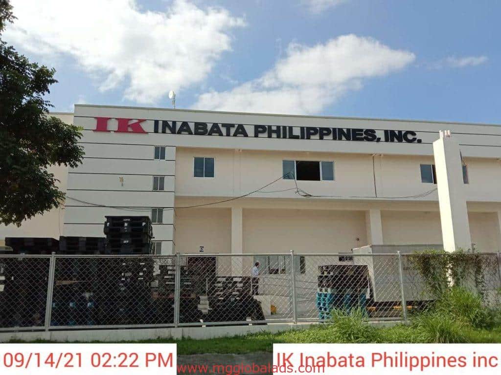 building sign | sign maker philippines| INABATA