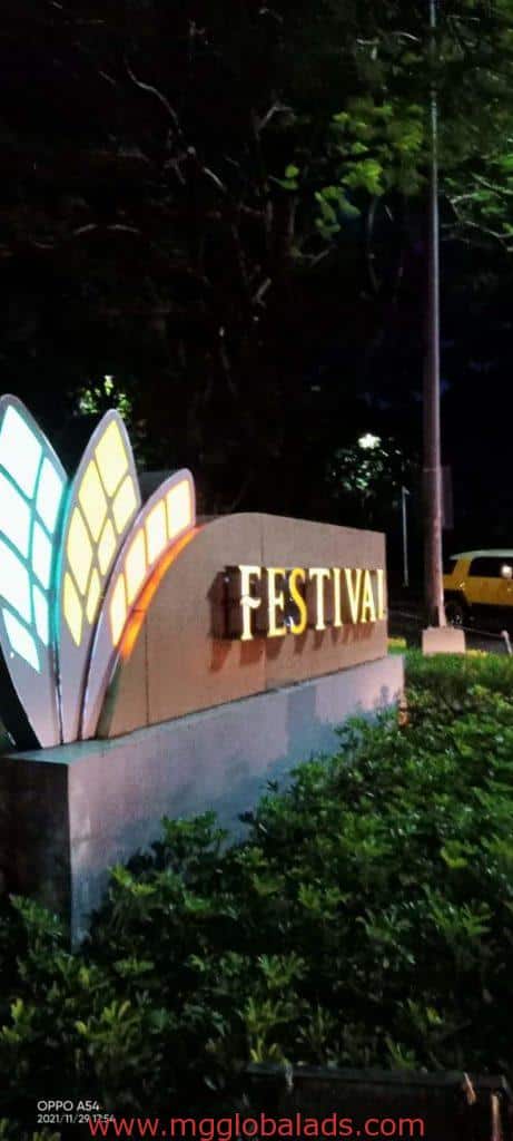 installation building signage | sign maker philippines | festival