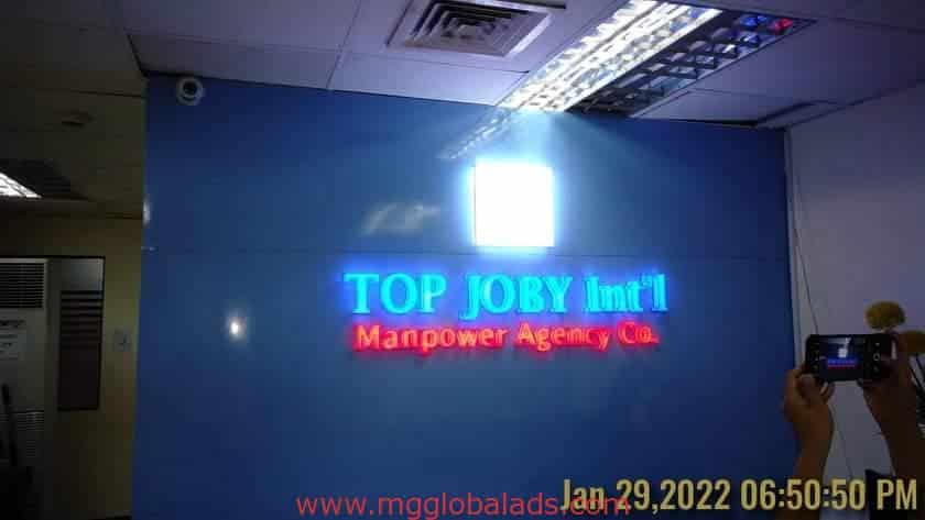 acrylic sign | signage maker | topjoby