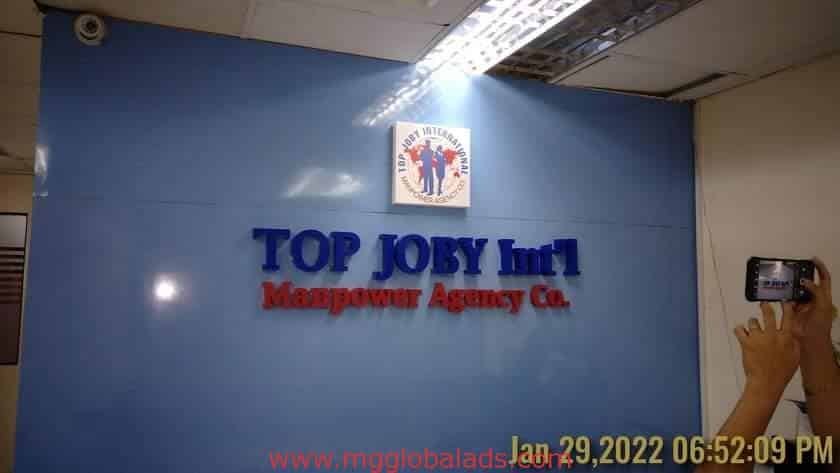 acrylic sign | signage maker | topjoby