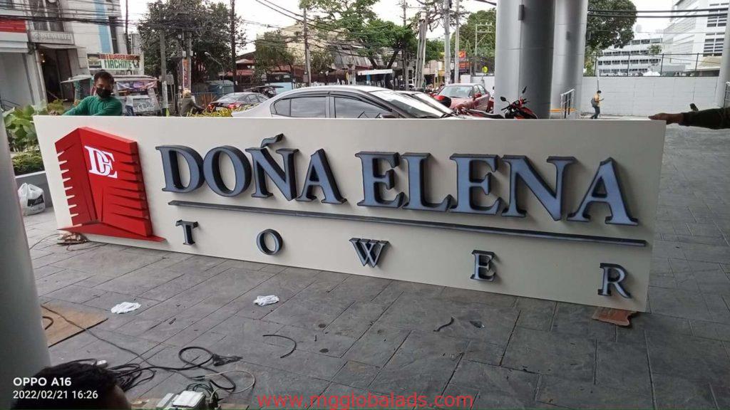 building sign |acrylic signage | dona elena