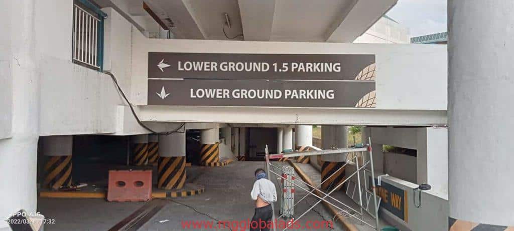 directional sign | parking sign | filinvest