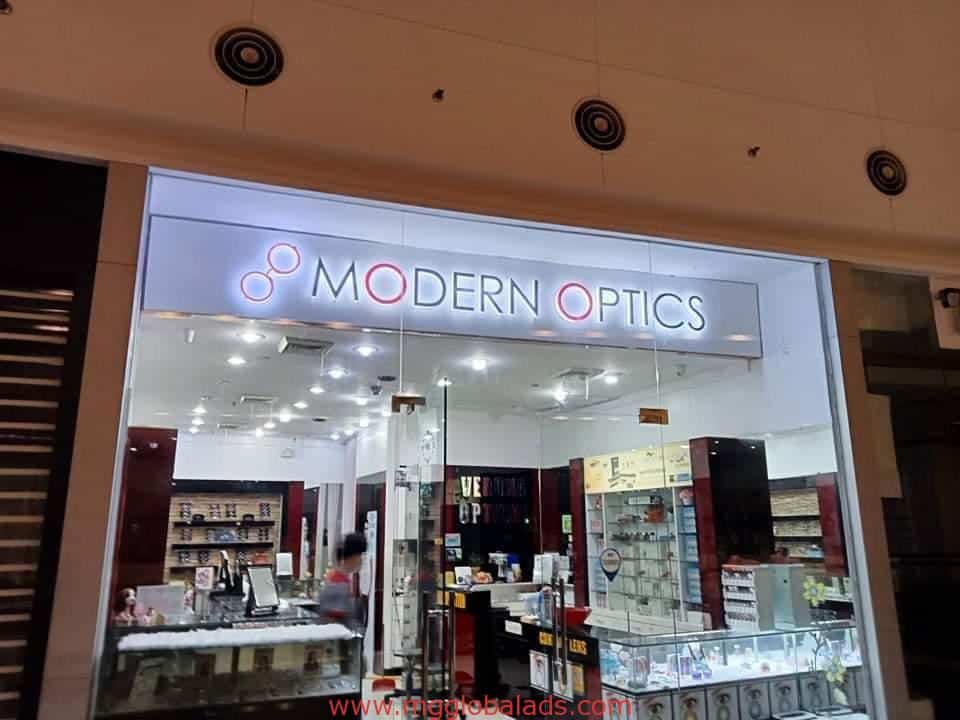 acryli sign | store sign | modern optics