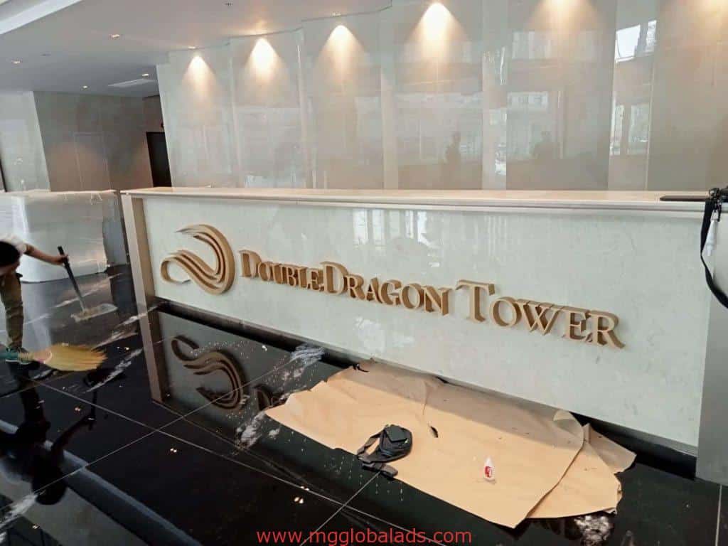 acrylic signage | sign maker | double dragon