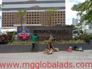 pedestal signage | signage | MMDA