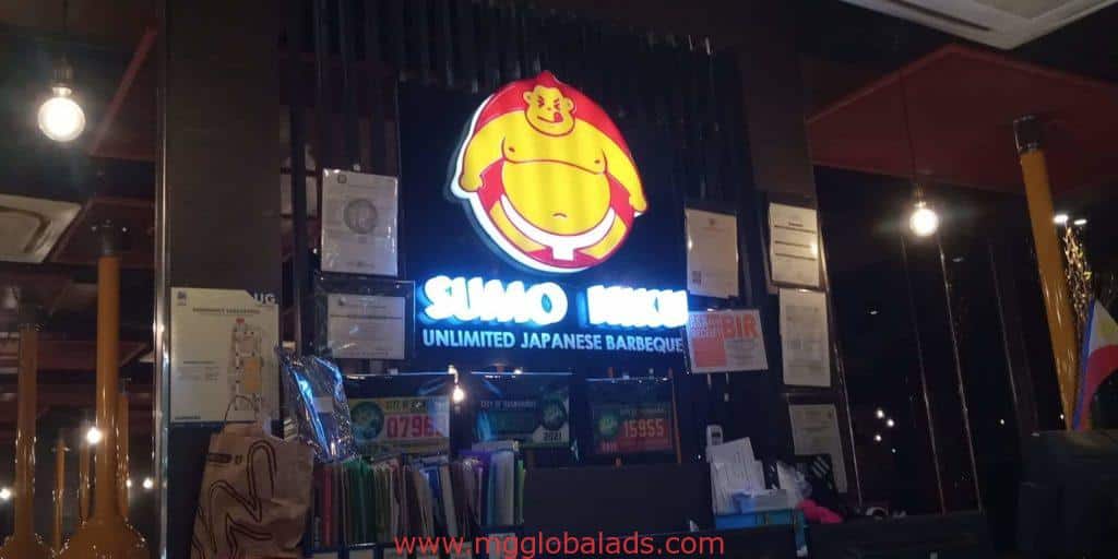 acrylic signage | sign maker | Sumo Niku