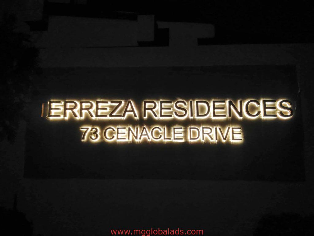 brass sign | Terreza Residences