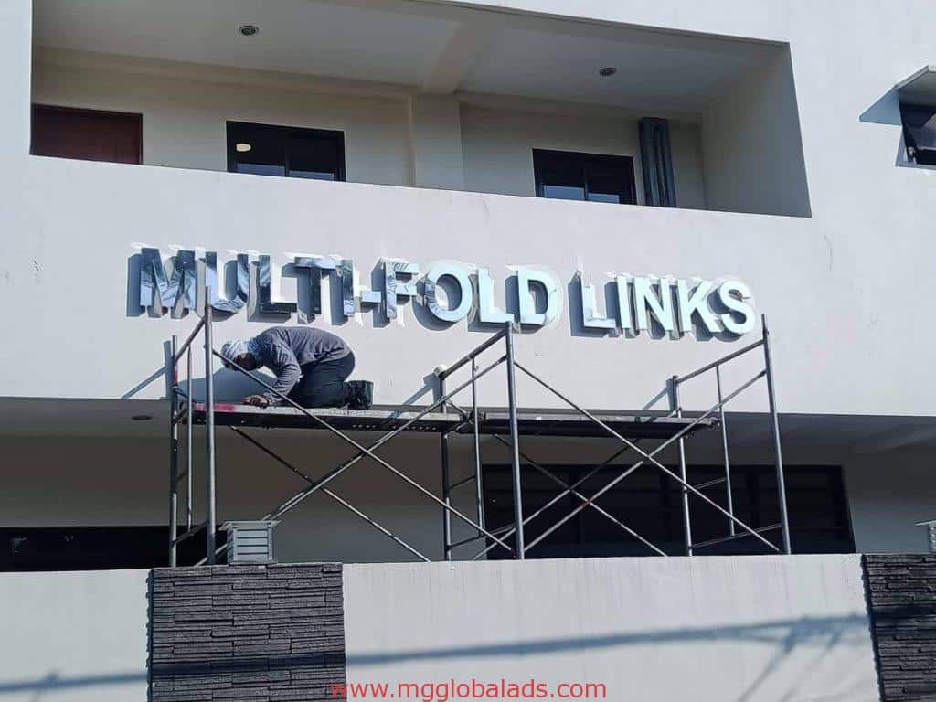 stainless sign | Multifold links