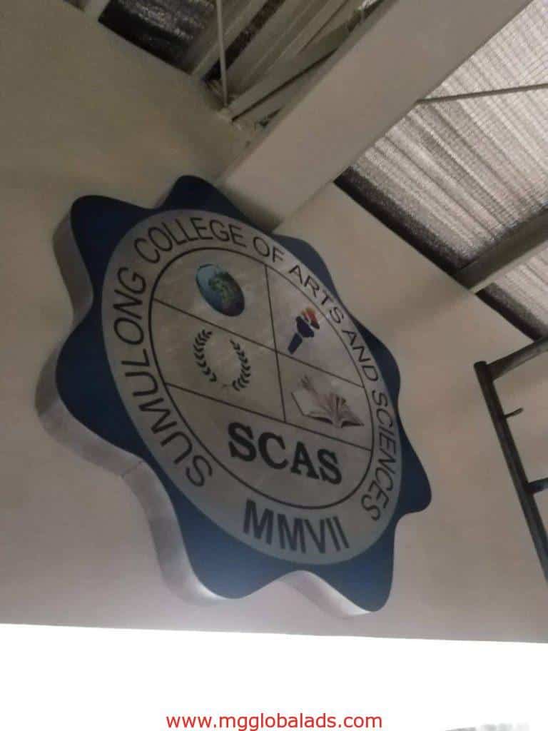 sumulong College | stainless signage