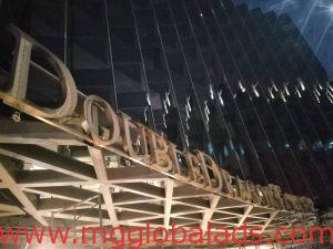 double dragon |gold signage | building signage