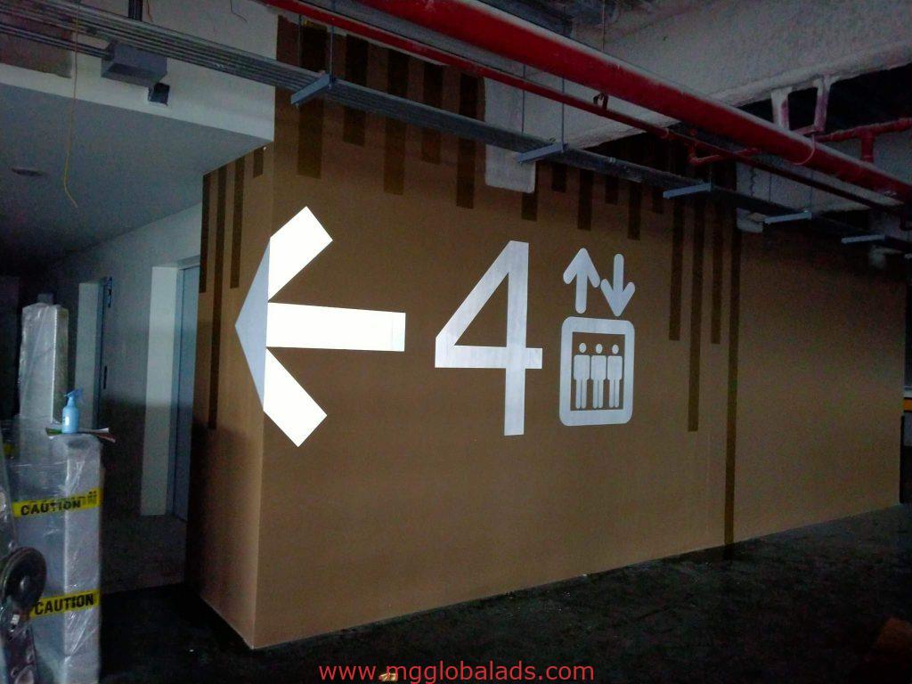 floor level indicator | sign maker