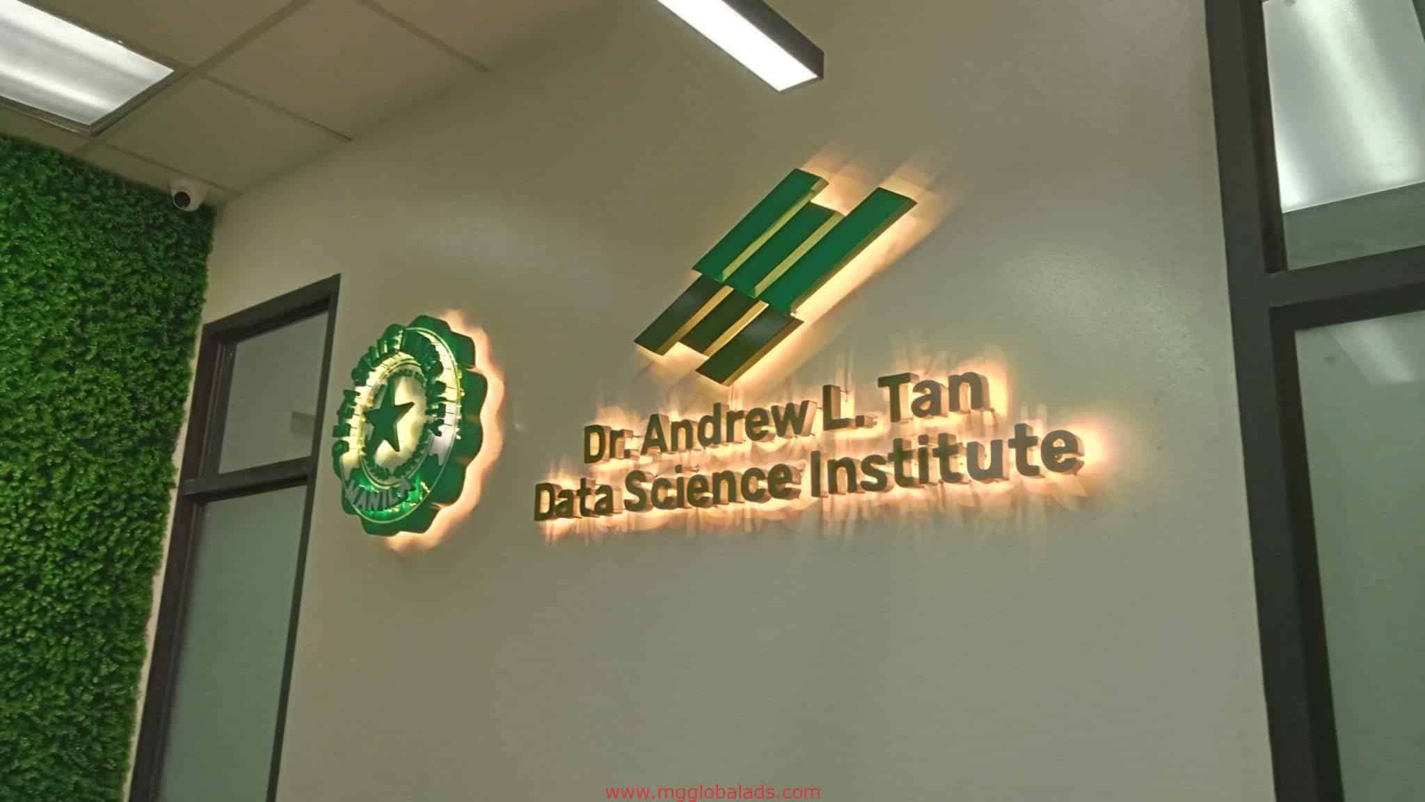 stainless sign | DLSU