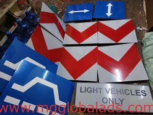 reflectorized traffic sign