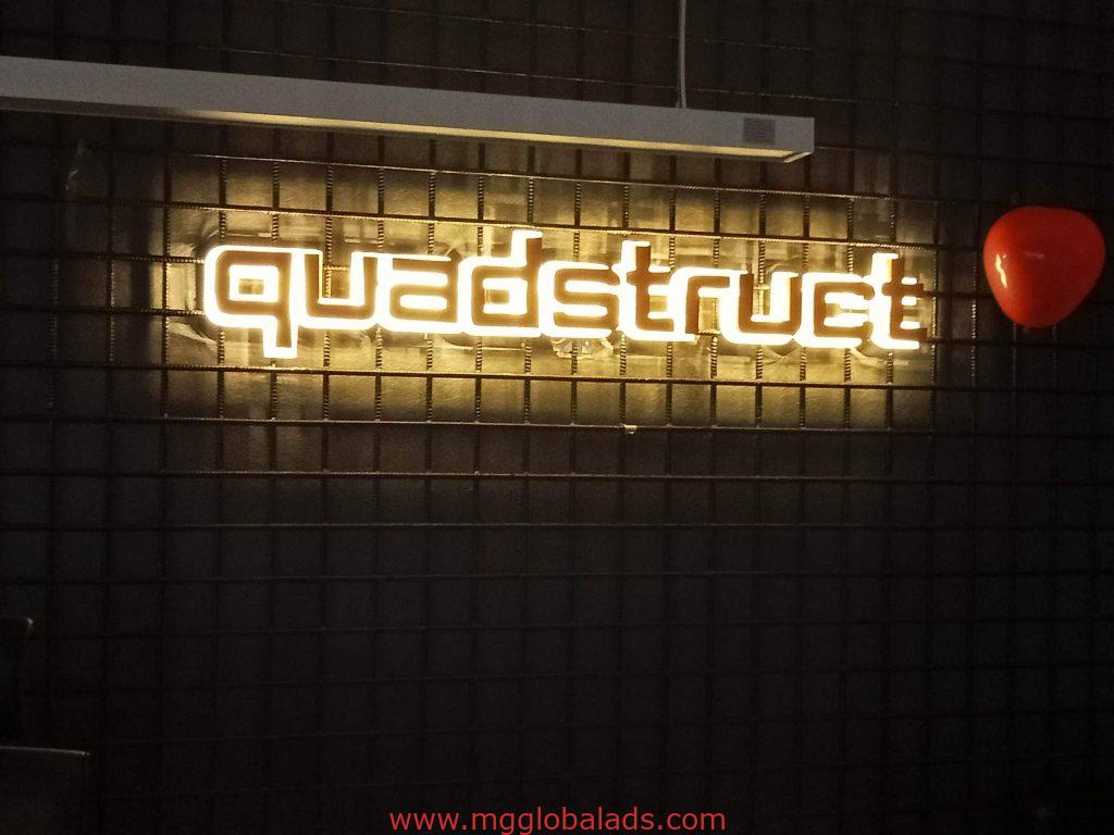 acrylic signage | quadstruct