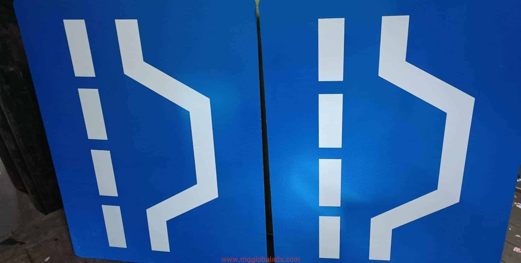 reflectorized traffic sign