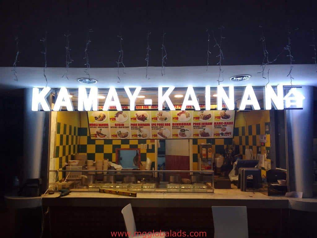 acrylic sign | kamay kainan