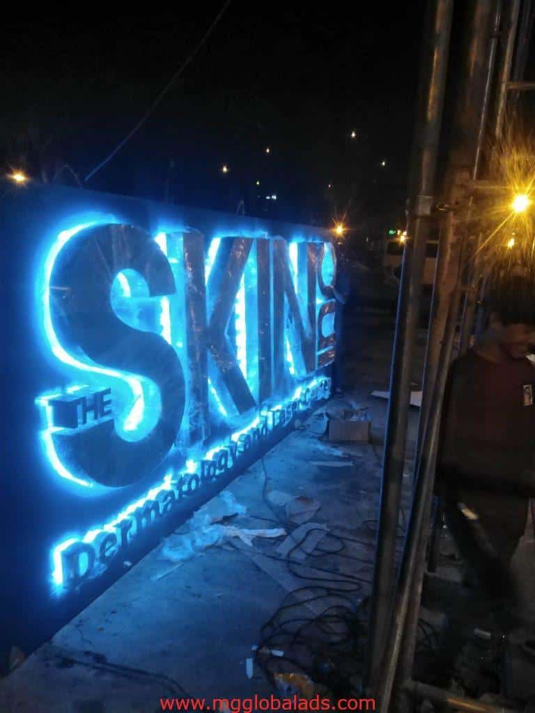 stainless sign | the skin clinic