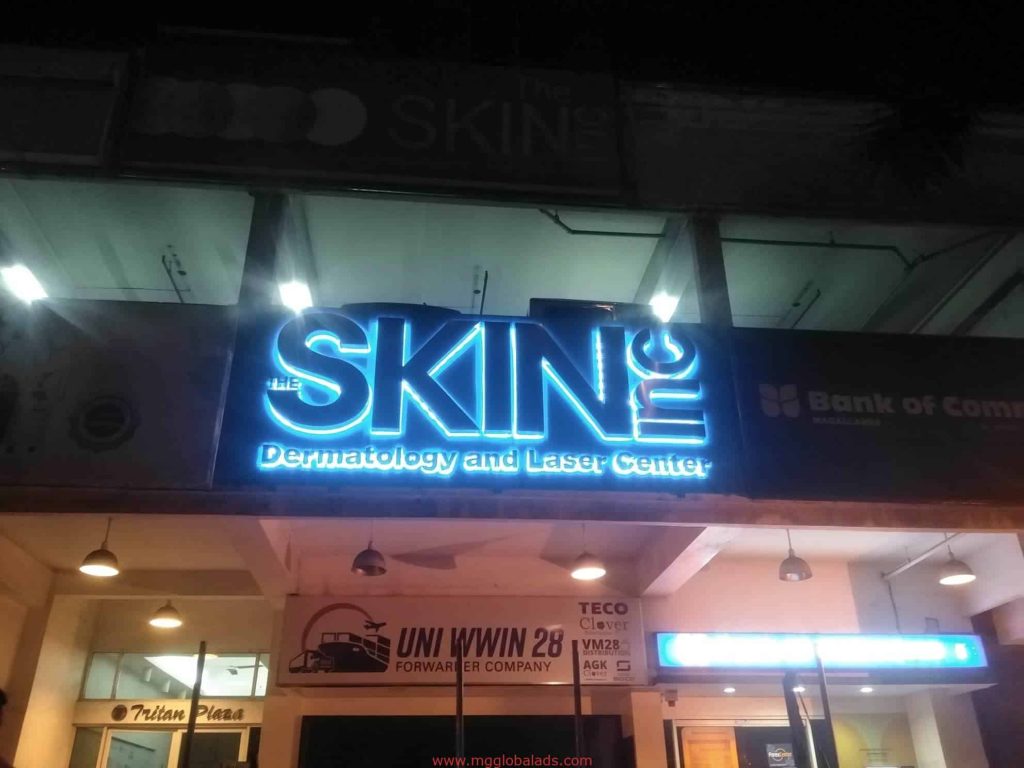 stainless sign | the skin clinic