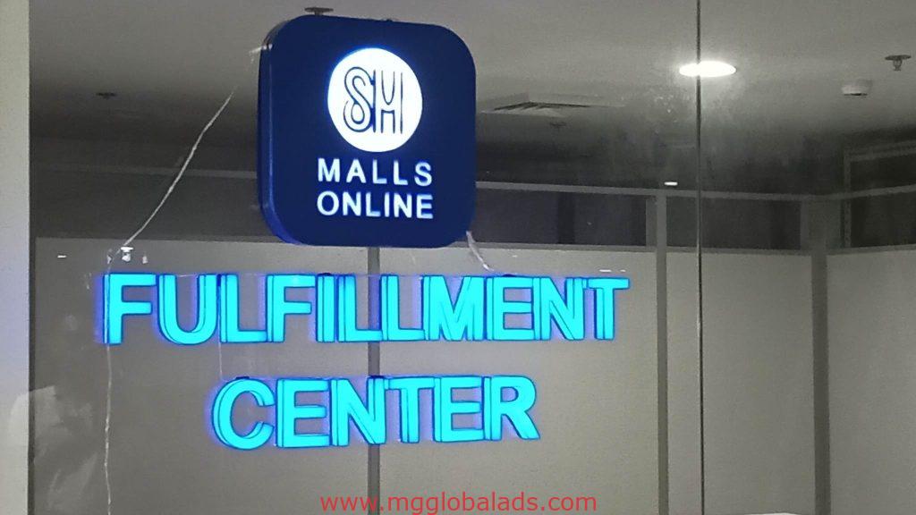 acrylic sign | SM fulfillment center