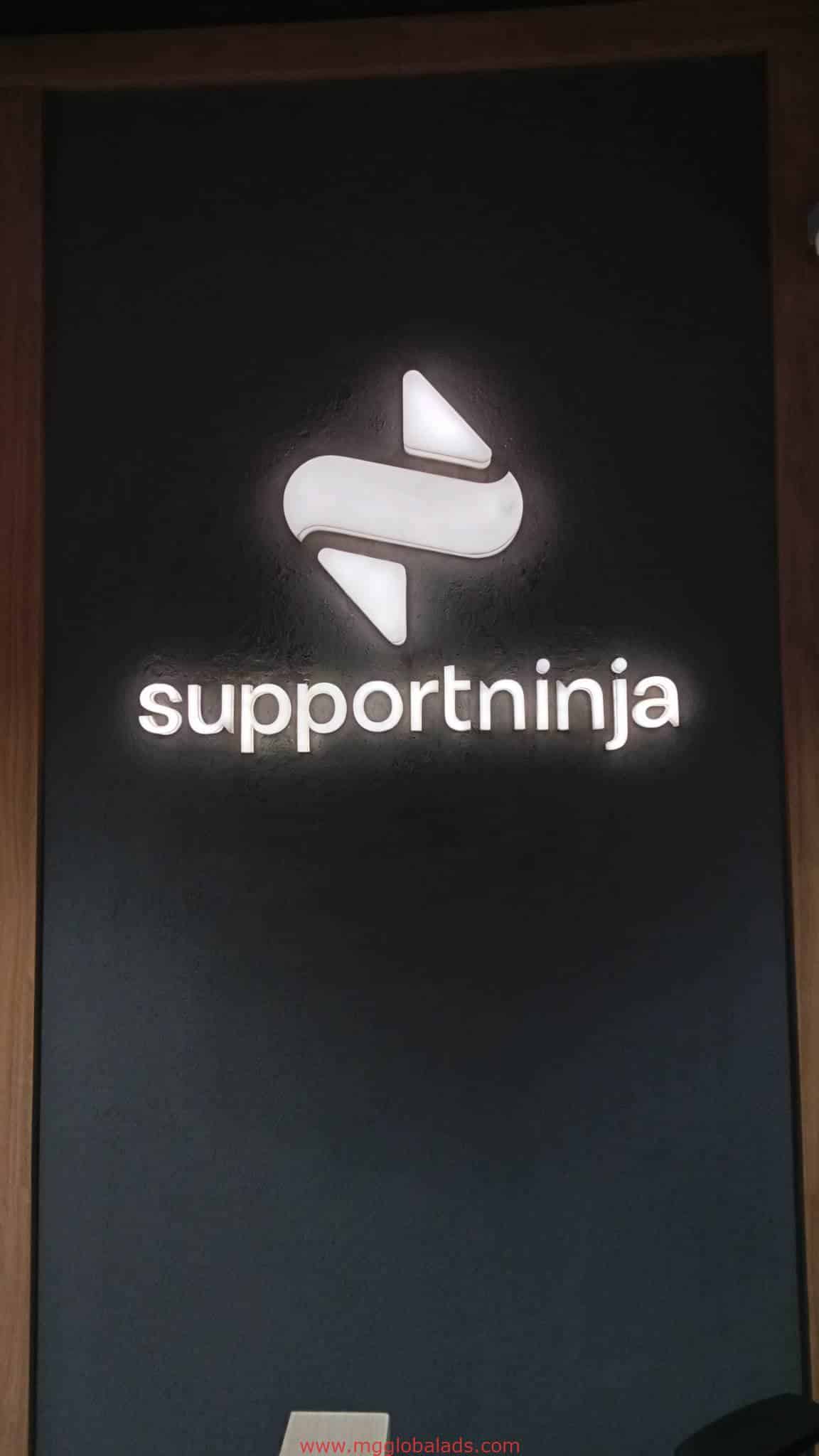 Enhancing the Look of Your Building with M&G Global Ads’ Custom Signage Solutions for Support Ninja