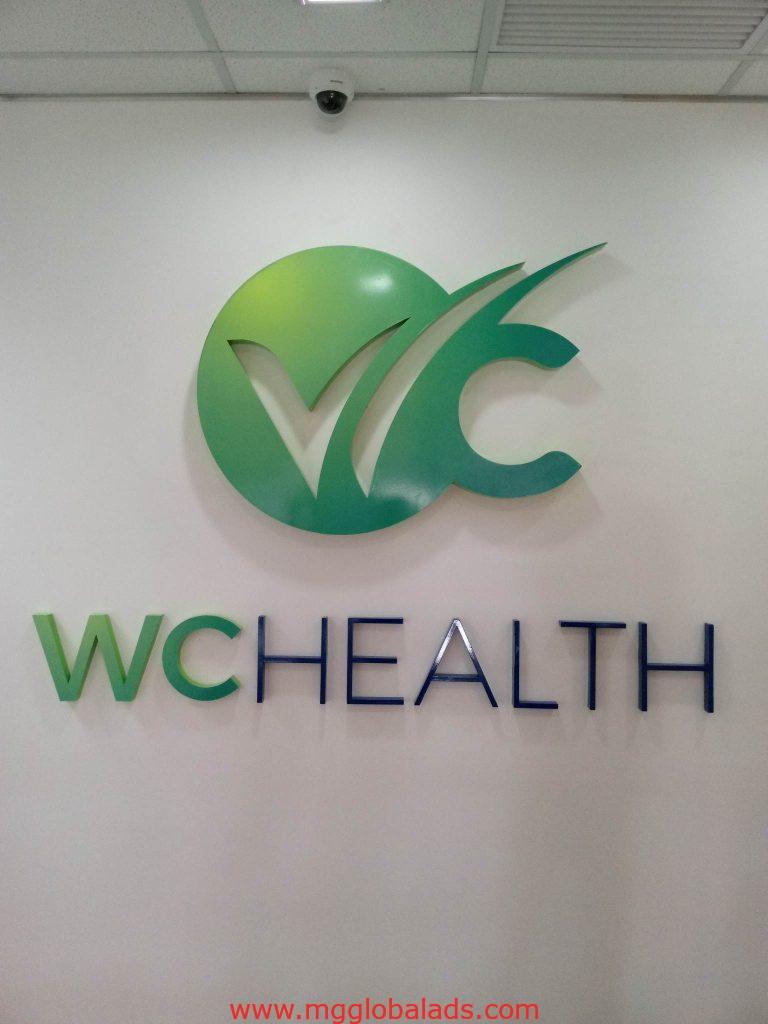 acrylic office signage | WC Health