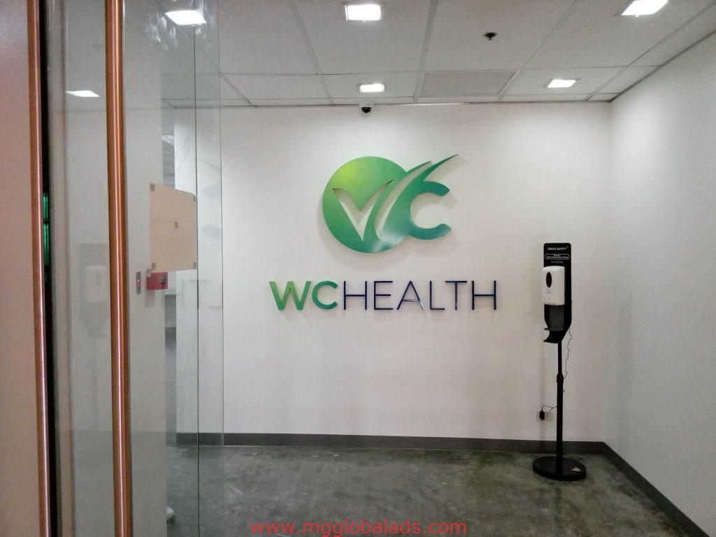 acrylic office signage | WC Health