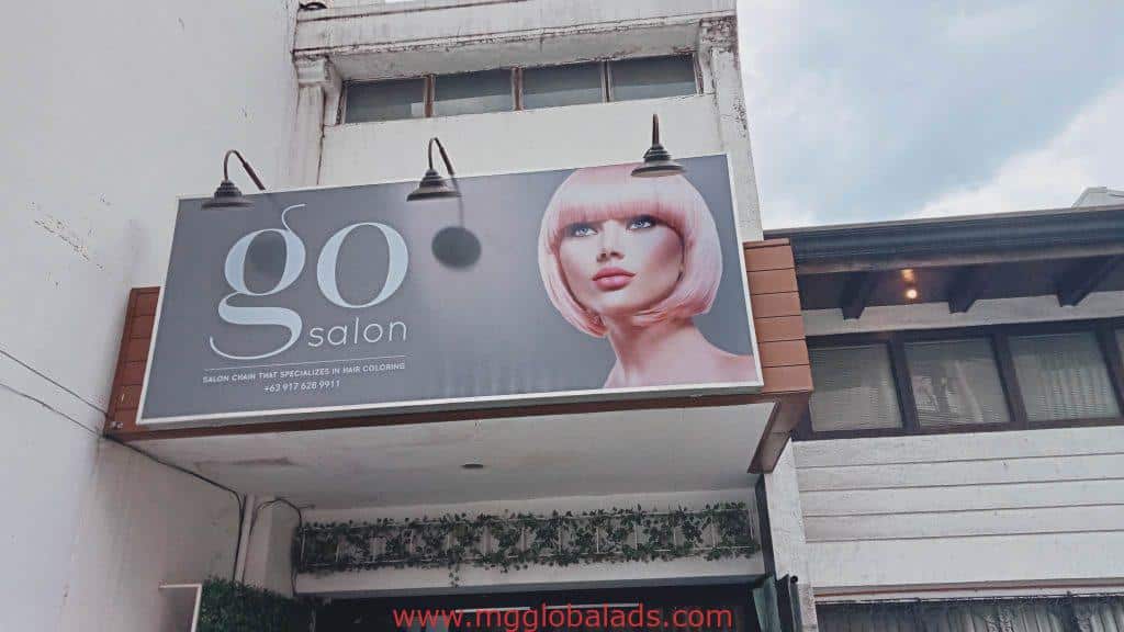 panaflex signage | Go salon