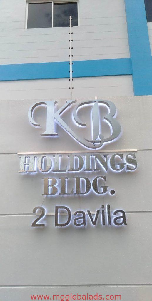 stainless sign | KB Holdings