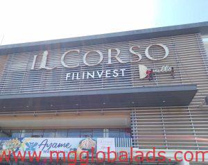 building signage | il corso