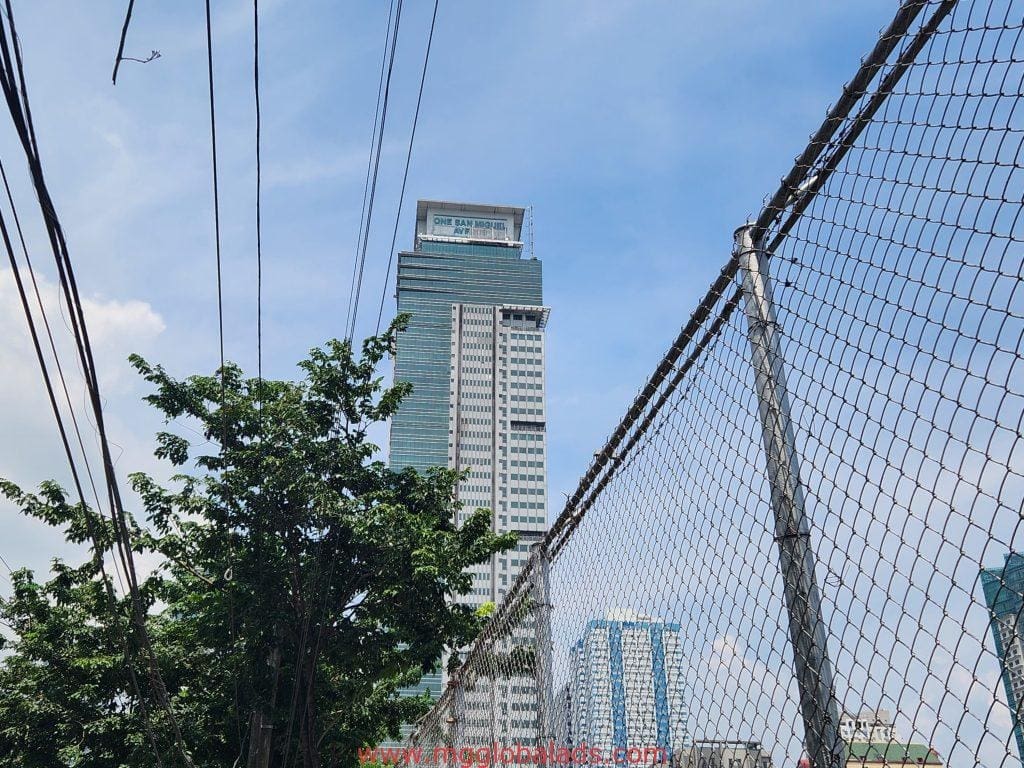 High-rise building signage project in Metro Manila by MCA Global Ads – durable outdoor signs