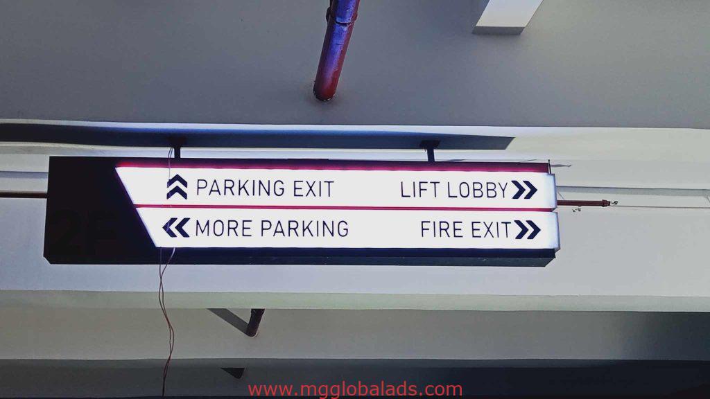 directional | parking signs