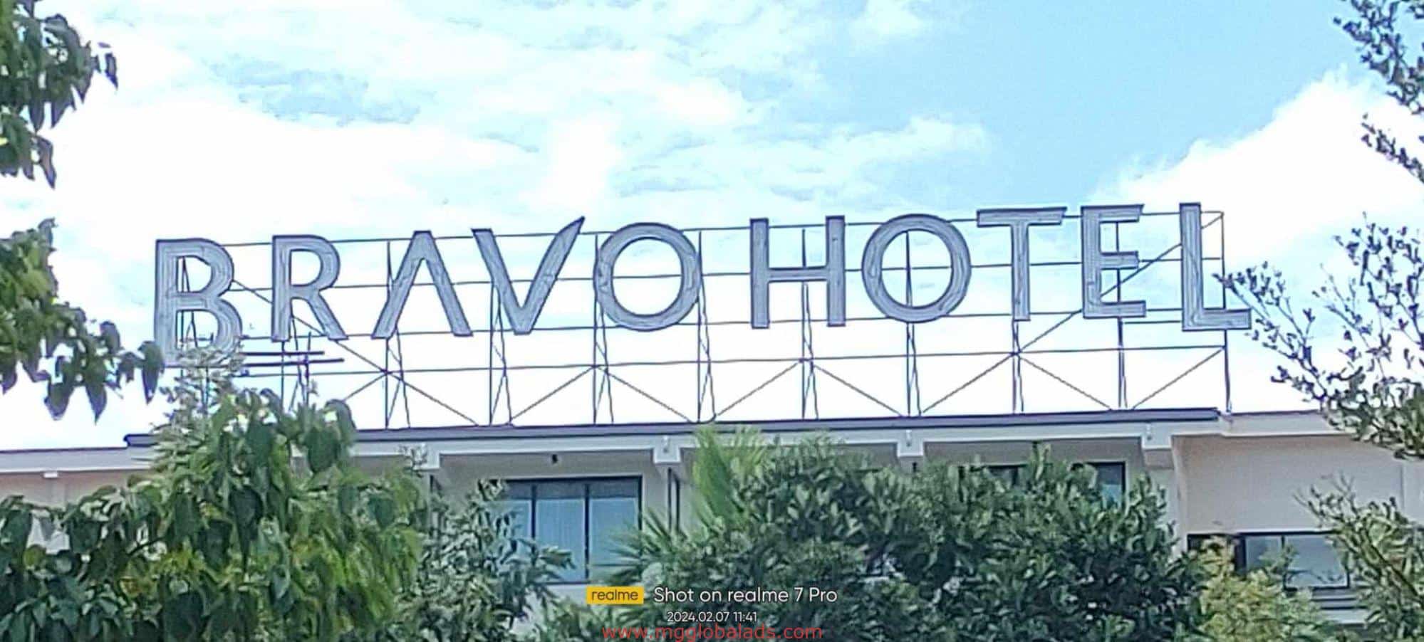 building sign | bravo hotel