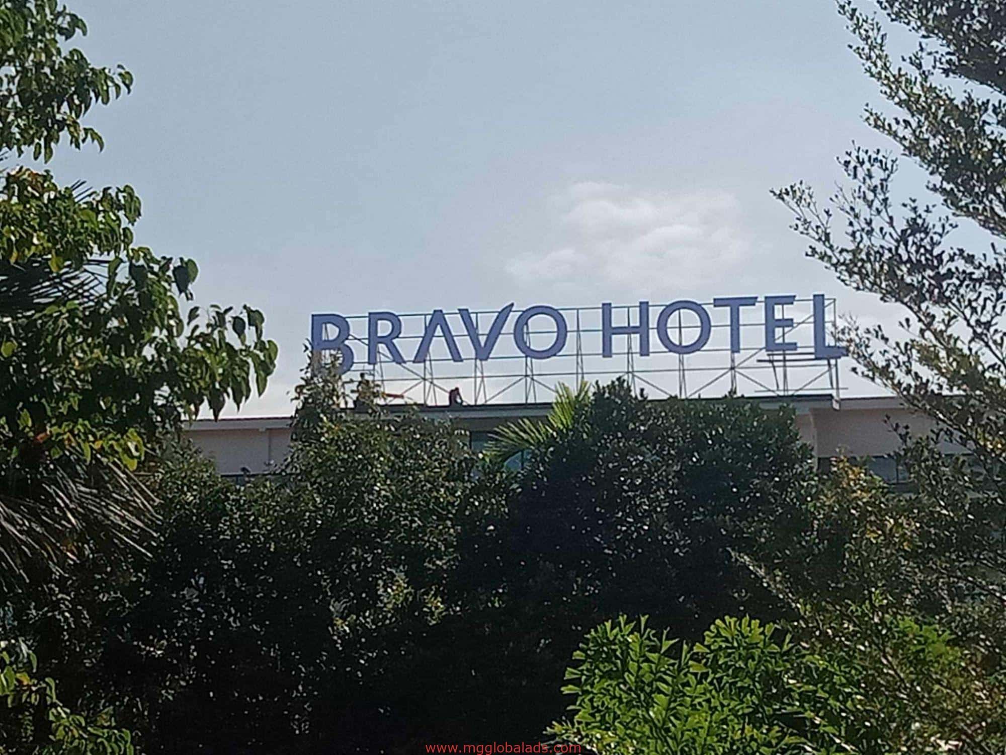 building sign | bravo hotel