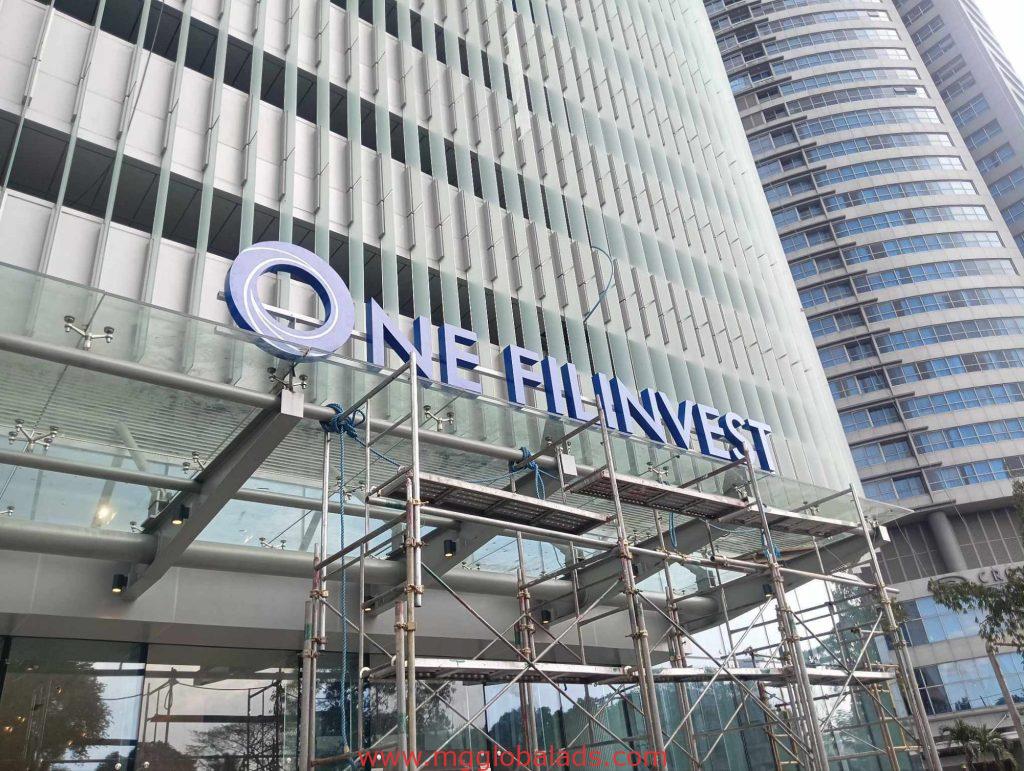 canopy signage | one filinvest