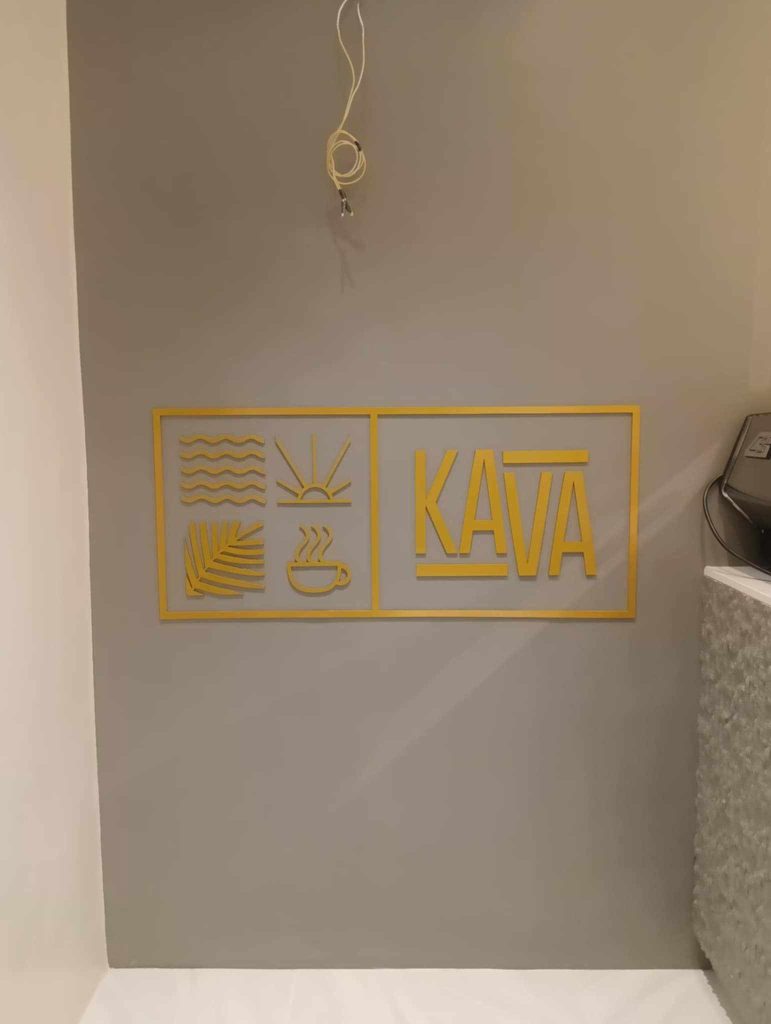 acrylic sign | Kava