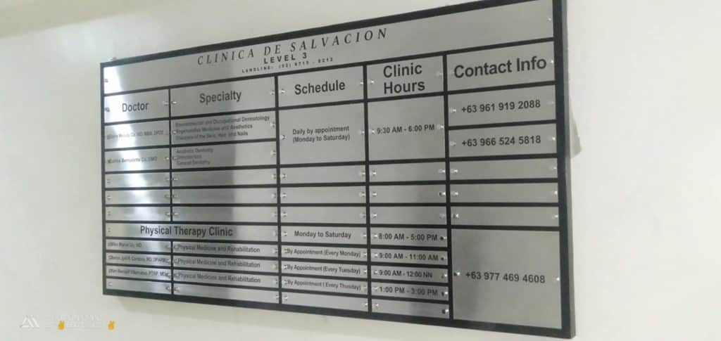 Clinica Salvacion | Bulletin Board