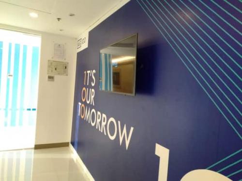 its our tommorow| sticker on sintra board | wall mural | wall paper