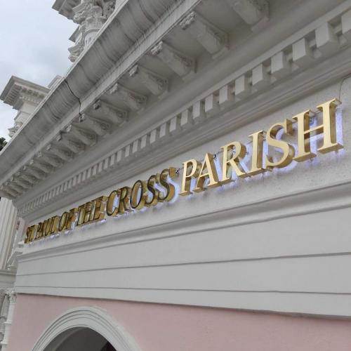 sign maker philippines | brass signage | church signage