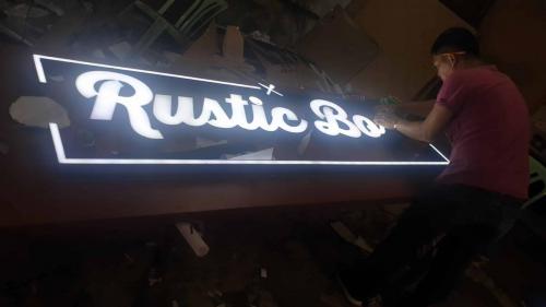 fabrication of restaurant signage | sign maker | acrylic sign