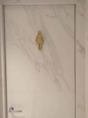 room-sign-female-toilet-brass-signage