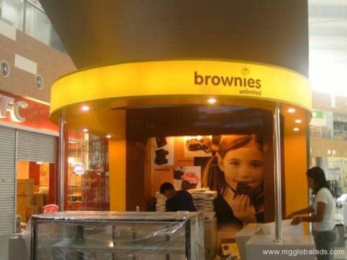 brownies - acrylic sign