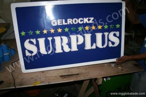 gelrockz - acrylic sign 